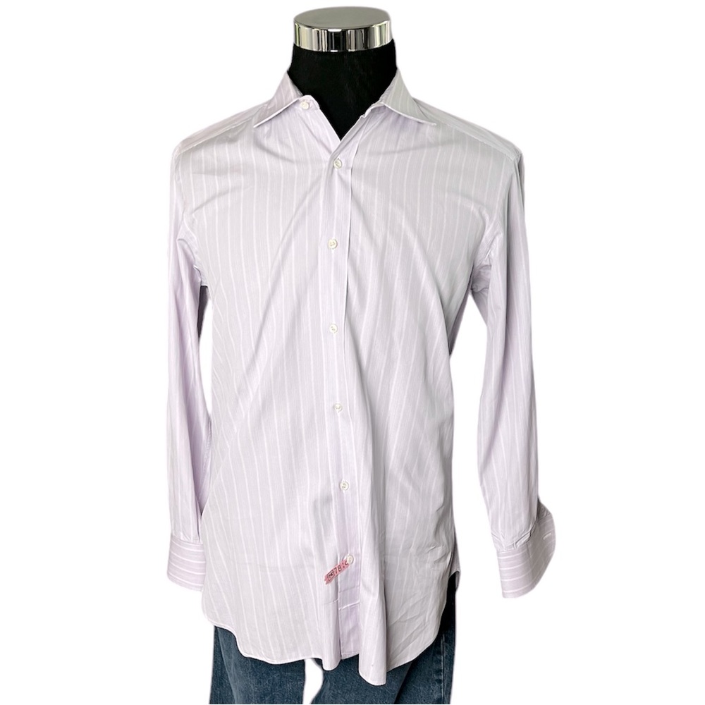 Brioni Men’s Cotton Button Front Dress Shirt Neiman Marcus SZ 15.5